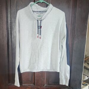 Tommy Hilfiger Light Gray Turtleneck Jacket